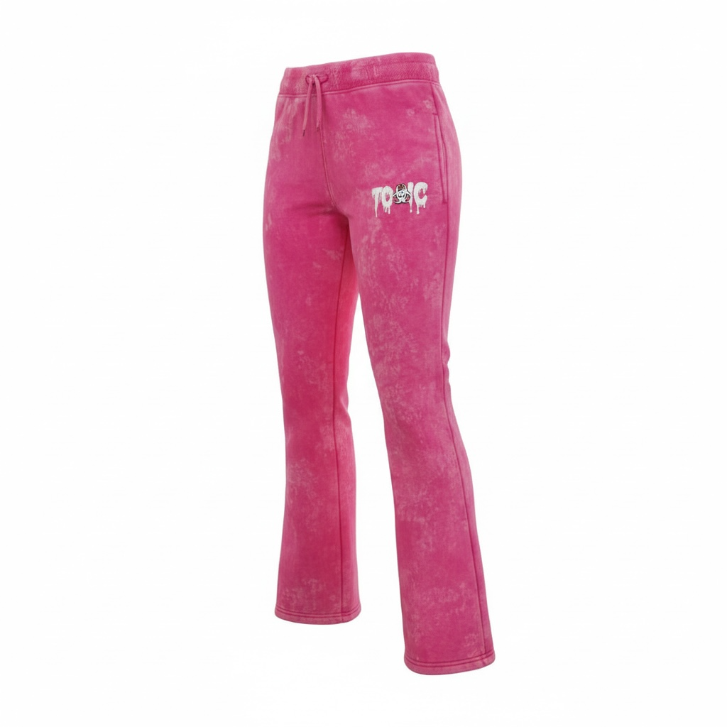 Toxic Sweatsuit "Purple/Pink Bleached"