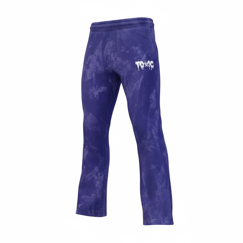 Toxic Sweatsuit "Purple/Pink Bleached"