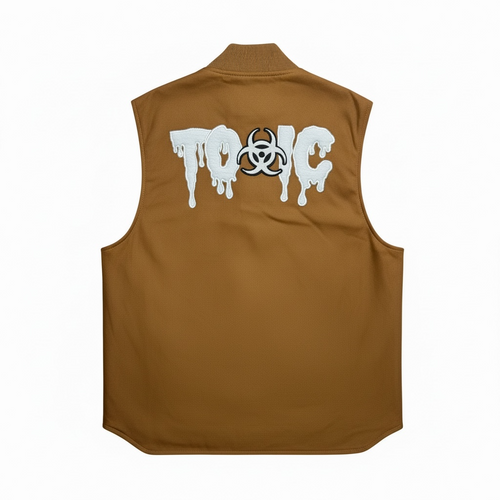 Toxic Embroidered Duck Vest