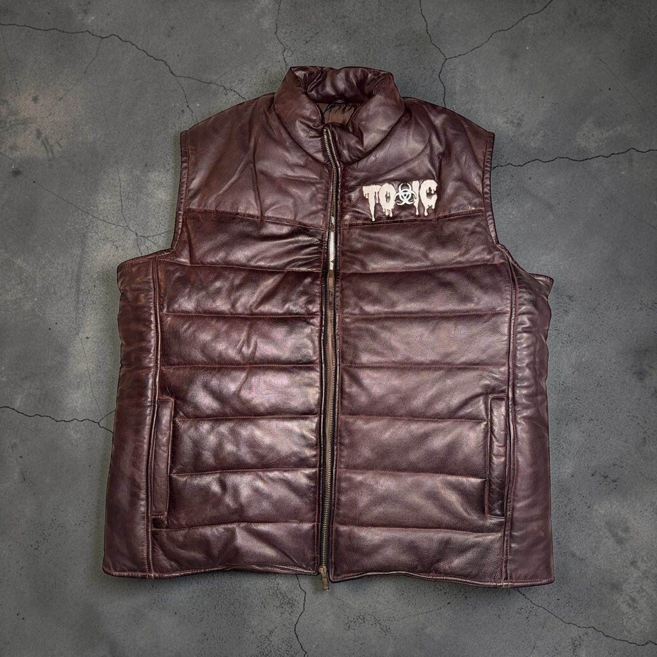 Toxic Embroidered Duck Vest