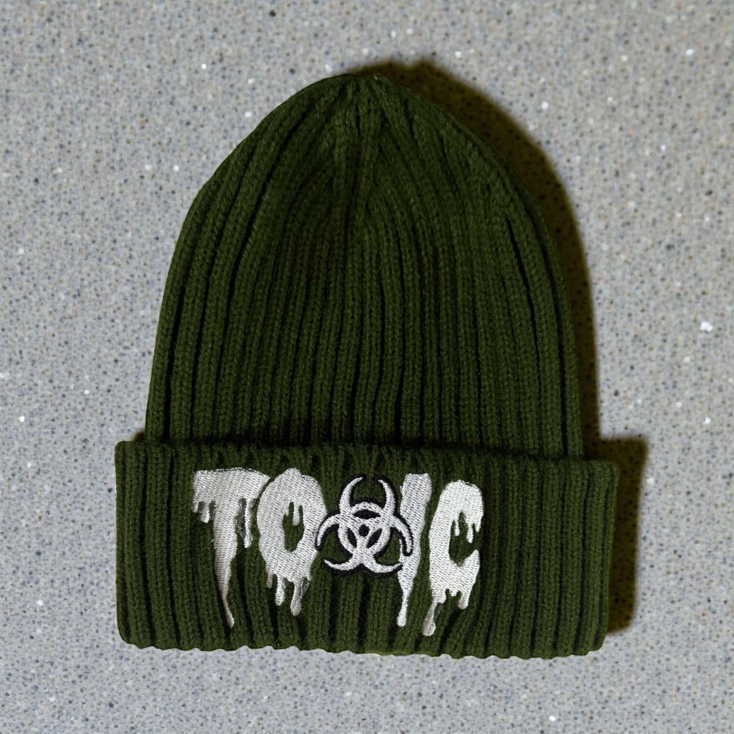 Toxic Ribbed Skully Hat