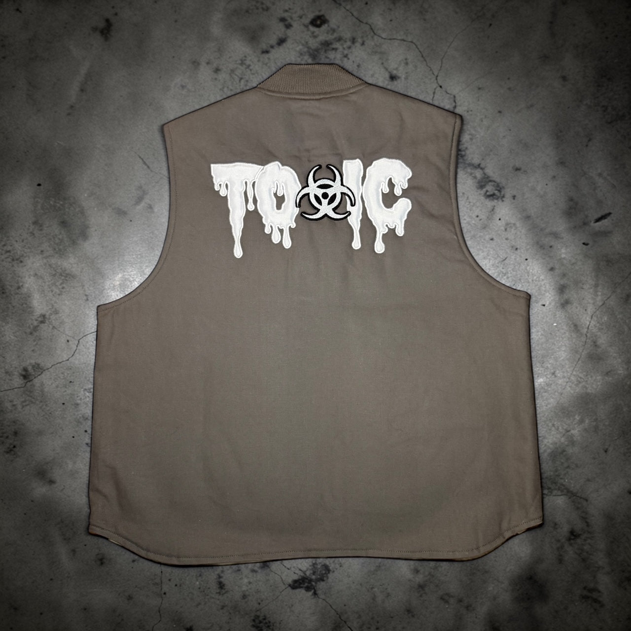 Toxic Embroidered Duck Vest